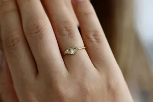 Authentic The Gilded Chrysalis Ring of Transformation and Radiant Light