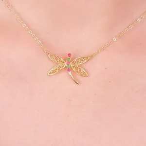 Authentic The Golden Dusk Moth Pendant