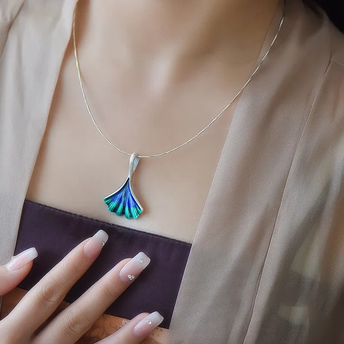 Authentic The Golden Ginkgo Sanctuary Of Vitality Pendant