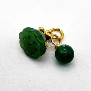 Authentic The Verdant Lotus Blossom: A Gold-Plated Talisman of Purity and Renewal