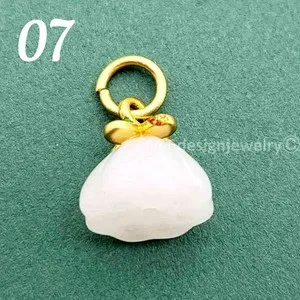 Authentic The Lotus of Purity White Jade Talisman