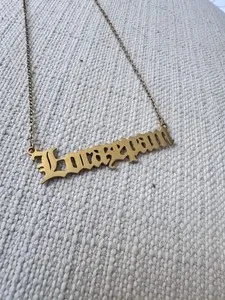 Authentic The Gilded Lotus: Gothic Script Adjustable Talisman