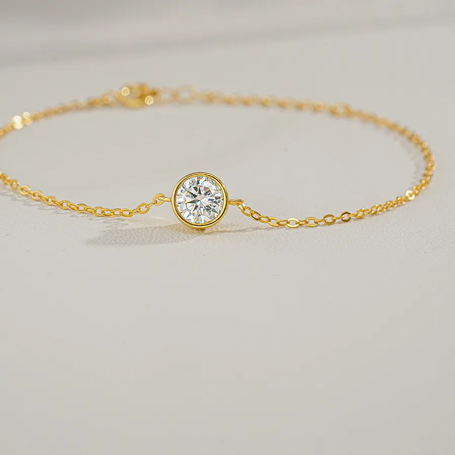 Authentic Celestial Bubble Radiance: The Ethereal Moissanite Gold Talisman
