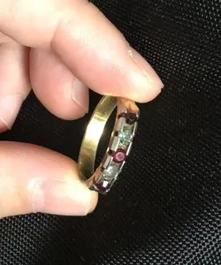 Authentic Crimson Heart of Solace Ring