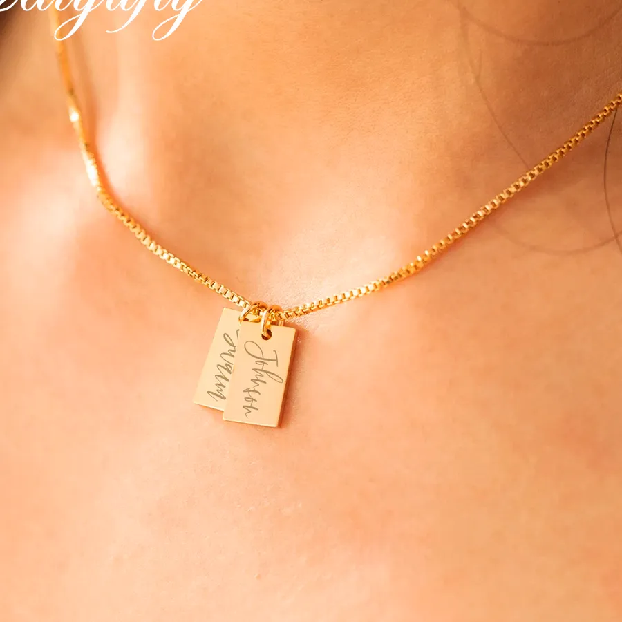Authentic The Chronicle Talisman: Custom Engraved Steel Tag Pendant