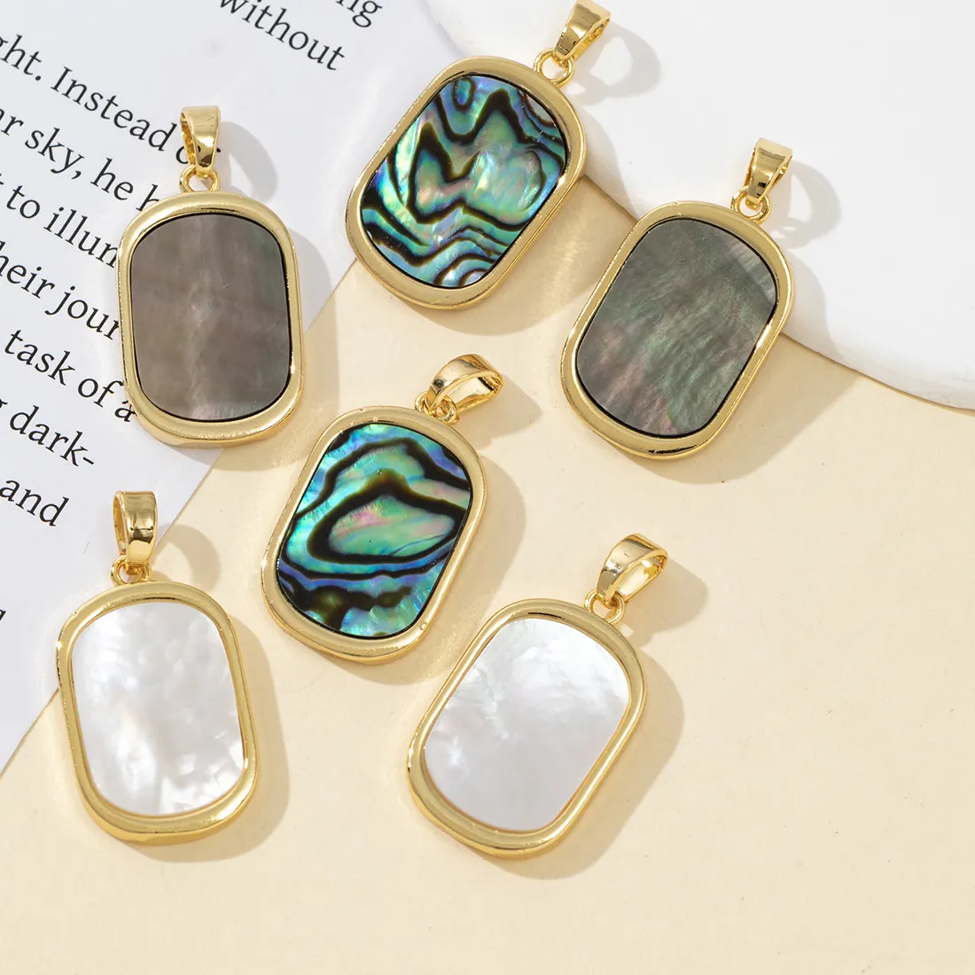 Authentic Luminous Tide Abalone Shell Talismans