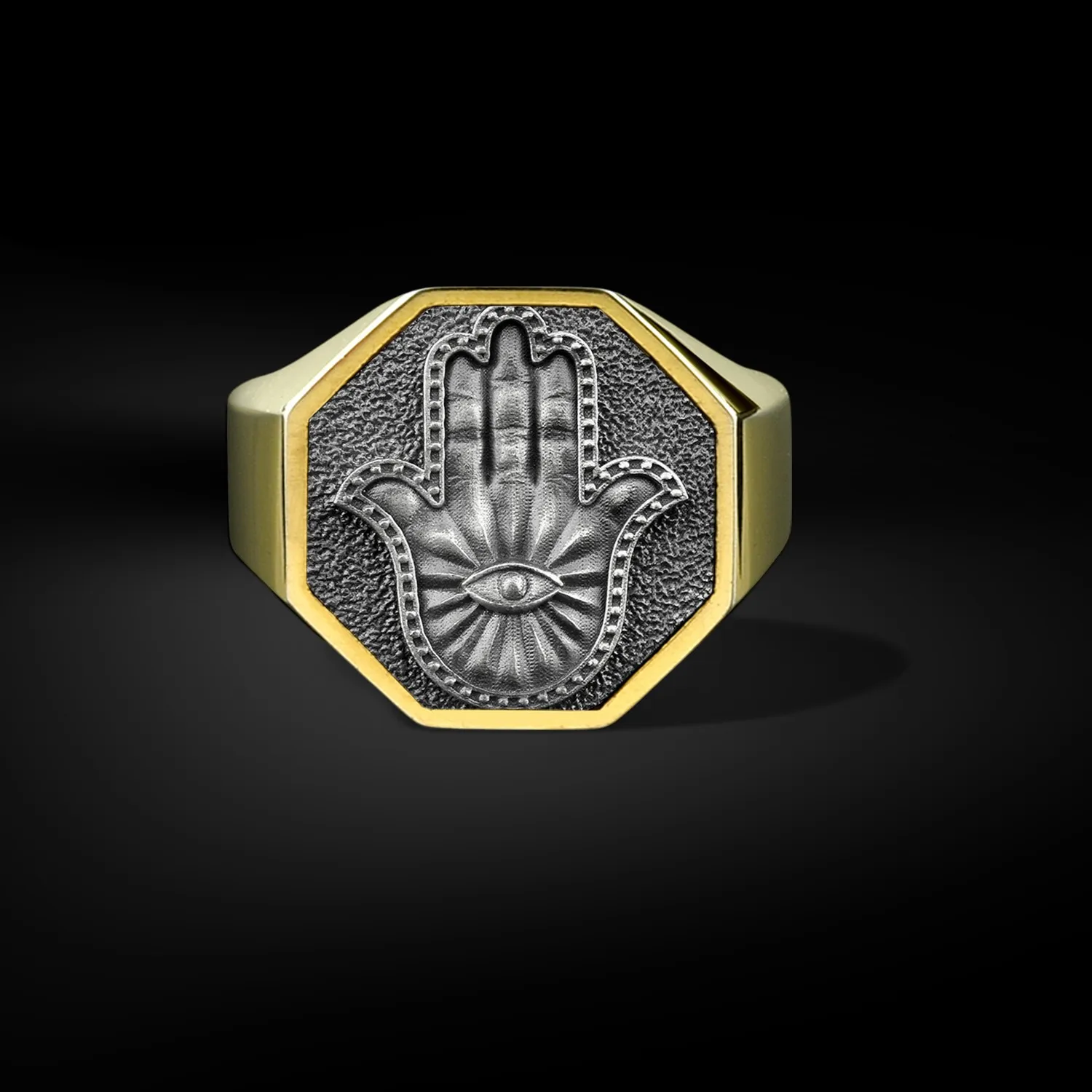 Authentic The Guardian Hamsa Signet: A Shield of Divine Protection