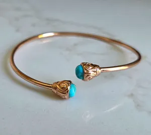 Authentic Celestial Horizon Turquoise Bypass Cuff