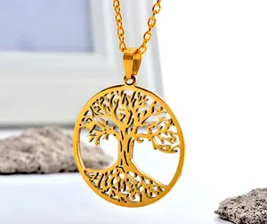 Authentic Sacred Canopy: The Golden Celtic Tree of Life Talisman