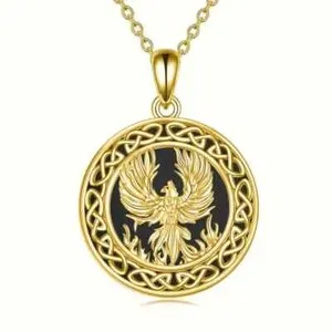 Authentic The Golden Phoenix Rebirth Amulet