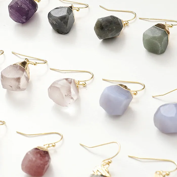Authentic Celestial Starlight Irregular Stone Ear Ornaments