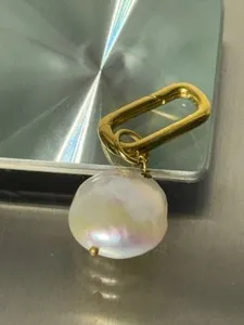 Authentic Mayamar 24K Gold Plated Choice of MOTIF Enhancer Pendant PEARL (NEW)