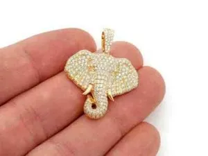 Authentic The Gilded Pachyderm Amulet of Wisdom and Fortune