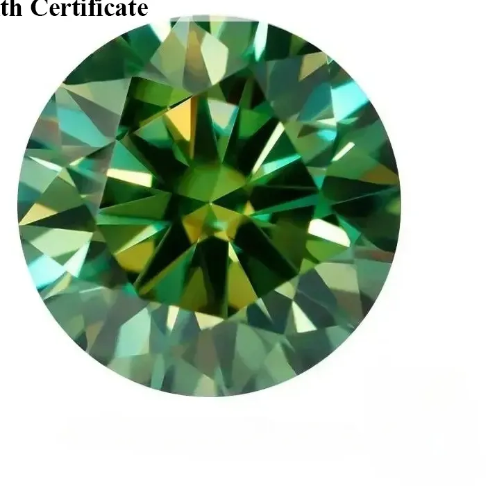 Authentic Radiant Verdant Moissanite: A Vessel of Celestial Light
