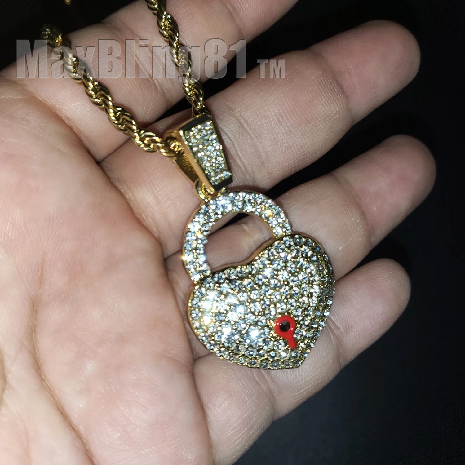 Authentic The Eternal Embrace: Unlocking Love's Eternal Embrace with the Heart Lock & Key Pendant
