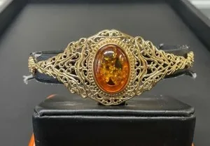 Authentic The Sunlit Amber & Radiant Gold Toggle Talisman