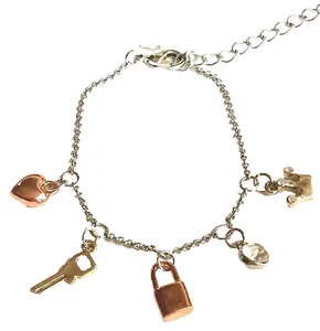 Authentic The Sovereign Heart: Tri-Color Gold Talismanic Anklet and Bracelet
