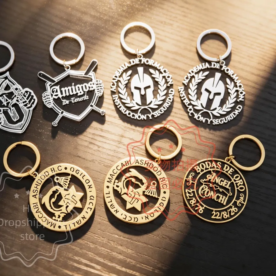 Authentic The Sigil Of Identity Custom Gold- Plated Talismanic Keychain