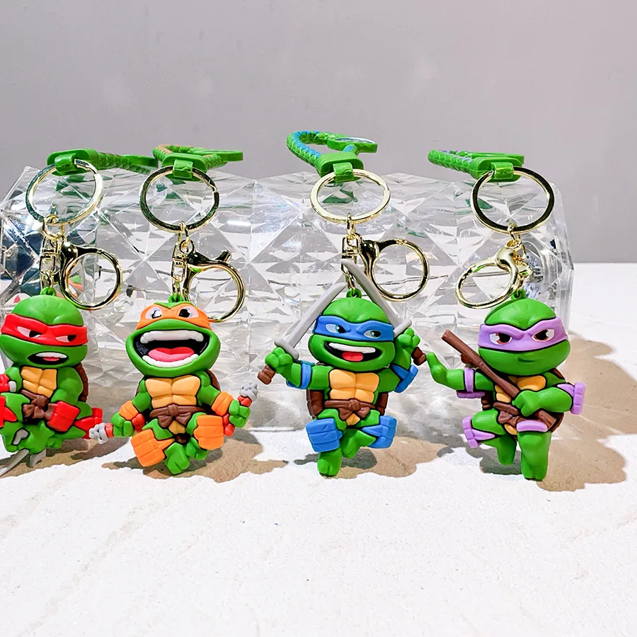 Authentic Mystic Warrior Turtle Amulet – Vibrant 3D PVC Talisman