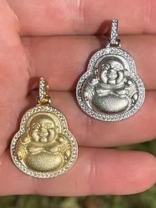 Authentic Empowered Enlightenment: 925 Silver Gold Plated Buddha Pendant
