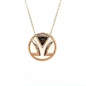 Authentic Rose‑Gold Enchanted Smoky Quartz Guardian Necklace – 18" of Sacred Light