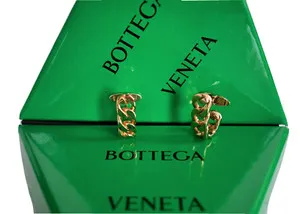 Authentic The Golden Axis Bottega Veneta T-Bar Cufflinks