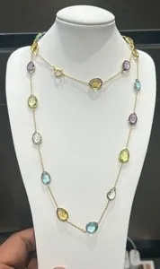Authentic Celestial Constellation Multi-Gemstone Radiance Necklace