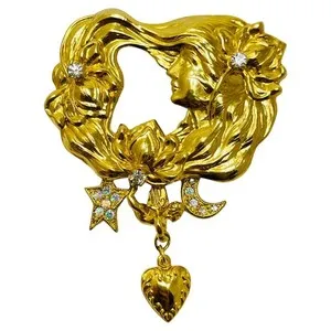 Authentic The Celestial Radiance Kirks Folly Ornate Brooch
