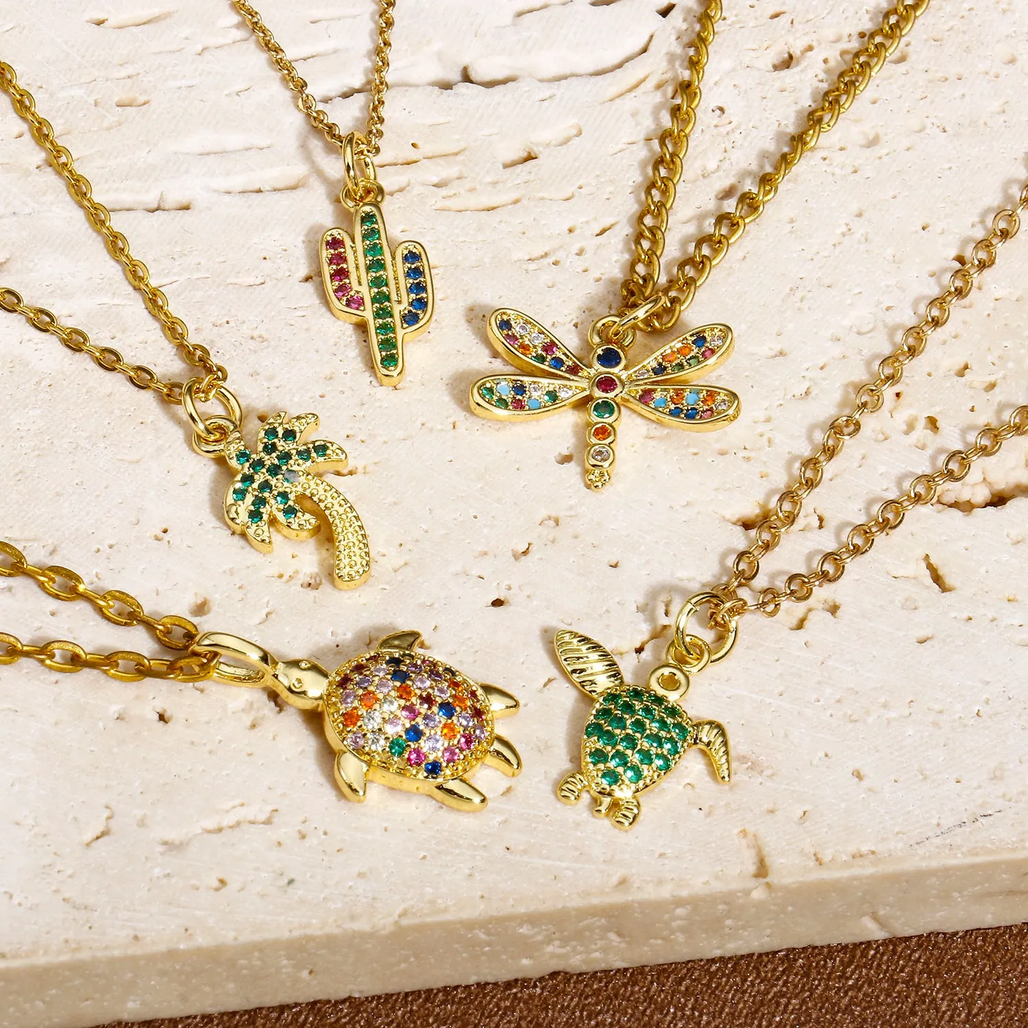 Authentic Sacred Symbols of Earth and Spirit Gold-Plated Charms