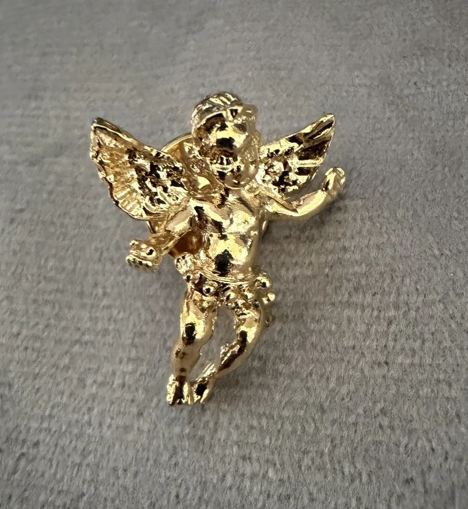 Authentic Celestial Guardian: The Gilded Cherub Amulet