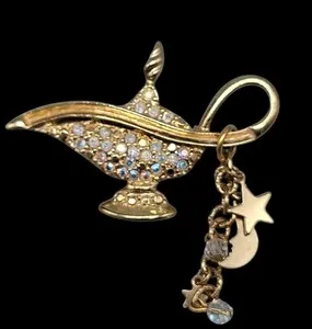 Authentic The Lamp of Whispered Wishes: Kirks Folly Aurora Borealis Brooch