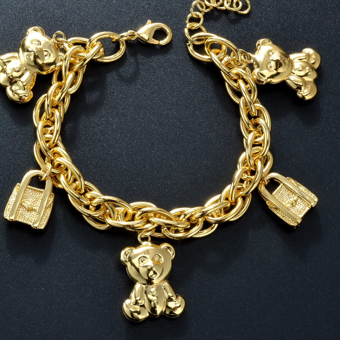 Authentic The Guardian Bear Sanctuary Gold-Plated Chain
