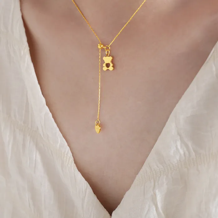 Authentic The Guardian Ursine Heart Gold-Plated Talisman