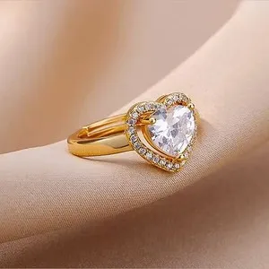 Authentic The Golden Pulse Heart Ring of Eternal Union