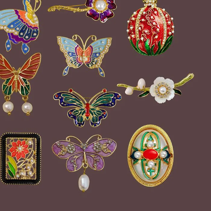 Authentic Baroque Court Butterfly Talisman of Grace and Metamorphosis