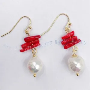 Authentic Crimson Tide & Lunar Petal Dangle Earrings