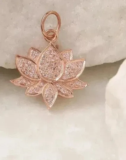 Authentic The Ethereal Bloom: Rose Gold Lotus Radiance