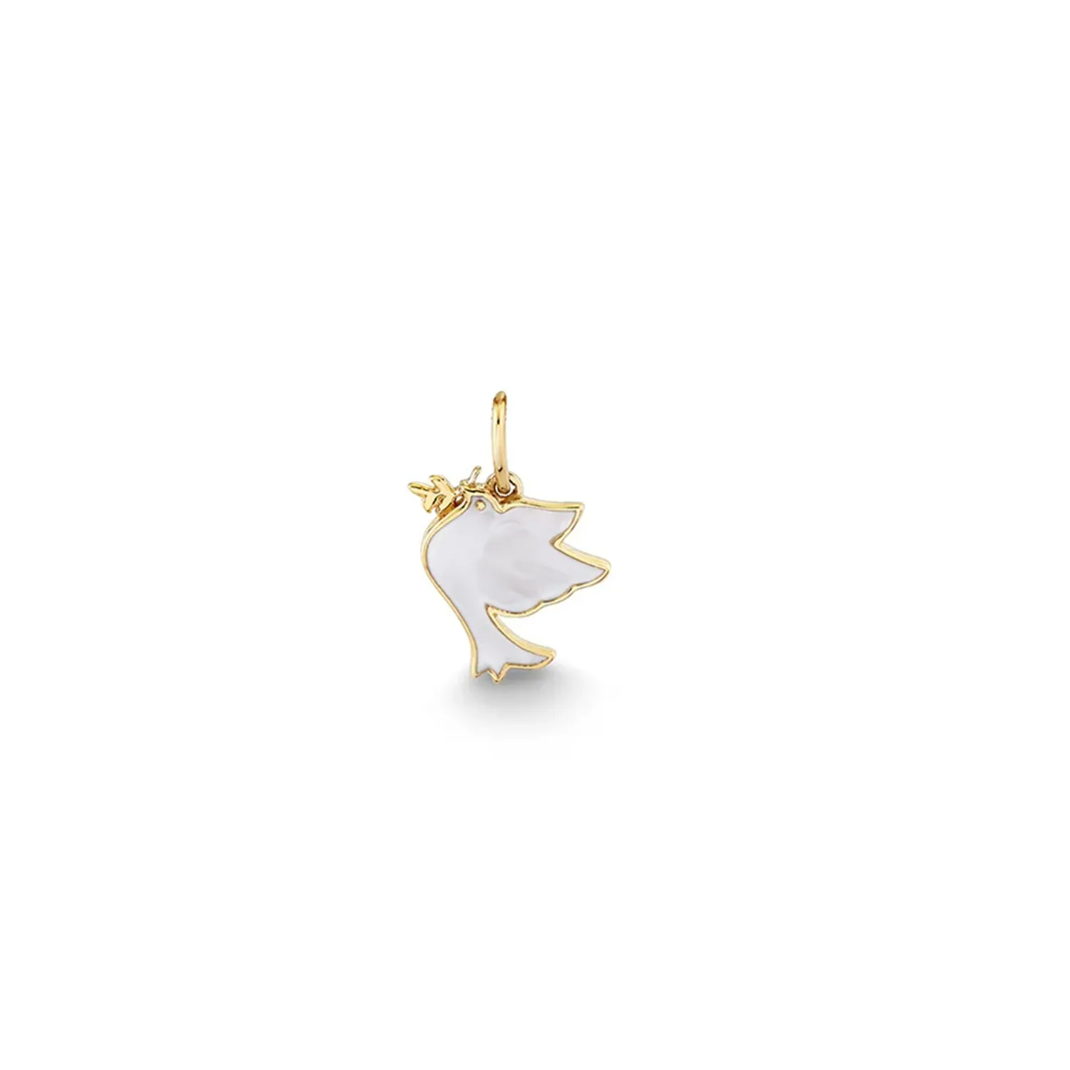 Authentic The Celestial Harbinger of Harmony Gold-Plated Dove Talisman