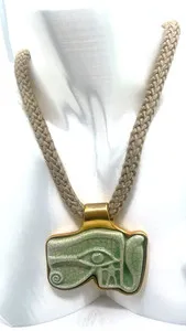 Authentic The Golden Gaze of Eternity: Kenneth J Lane Eye of Horus Talisman