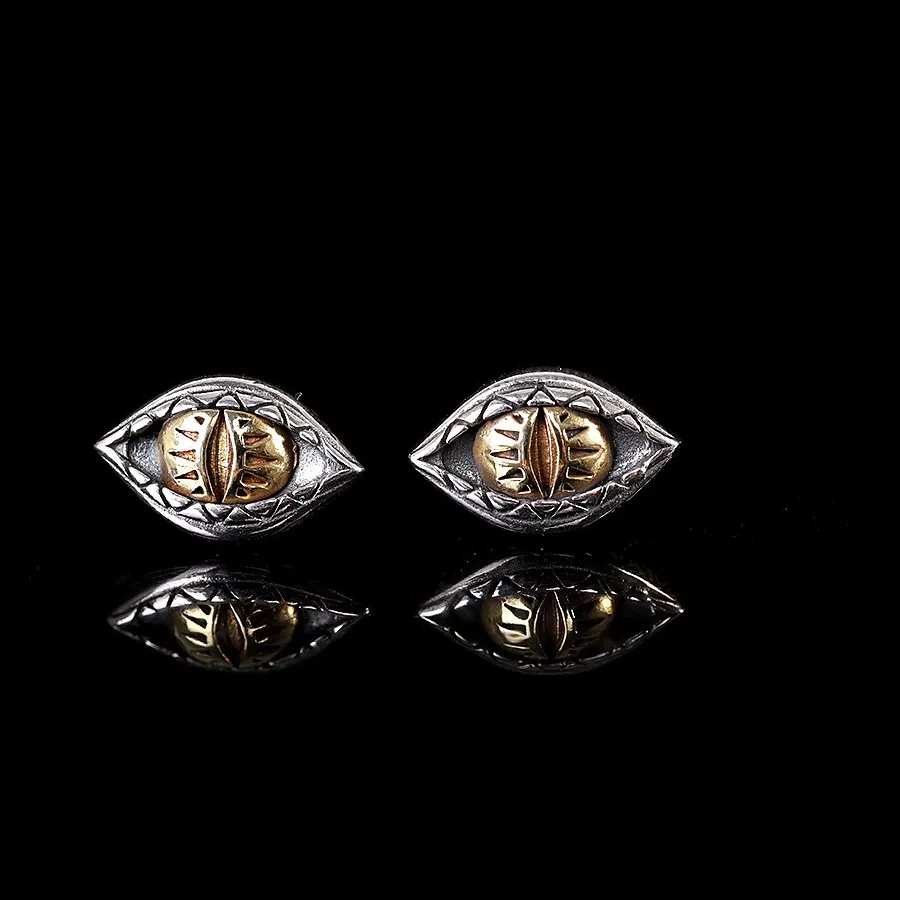 Authentic The All-Seeing Gaze: S925 Silver Eye of Horus Mystical Earrings