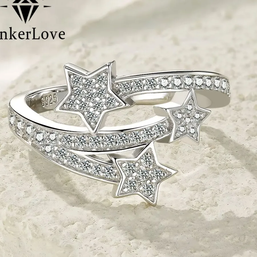 Authentic The Celestial Comet Promise Ring of Eternal Alignment