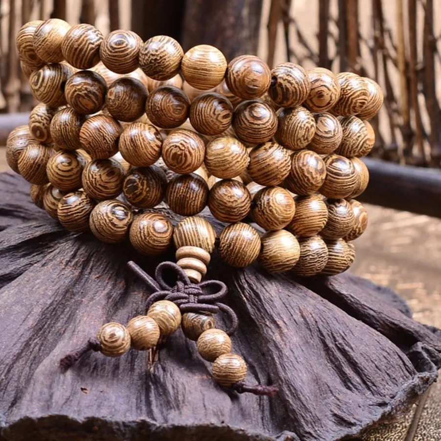 Authentic The Infinite Path: Sacred 108-Bead Mala Meditation Bracelet
