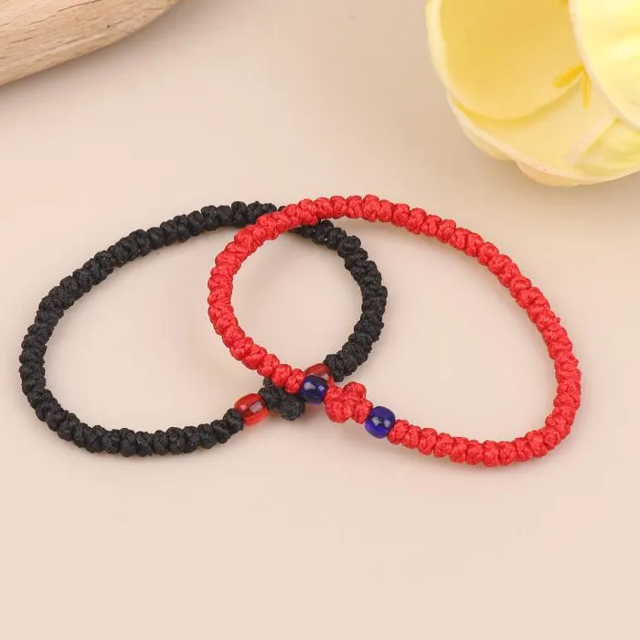 Authentic 1 5Pcs Greek Orthodox Handchain Handmade Prayer Rope Bracelet Bangle Elegant Religious Jewelry