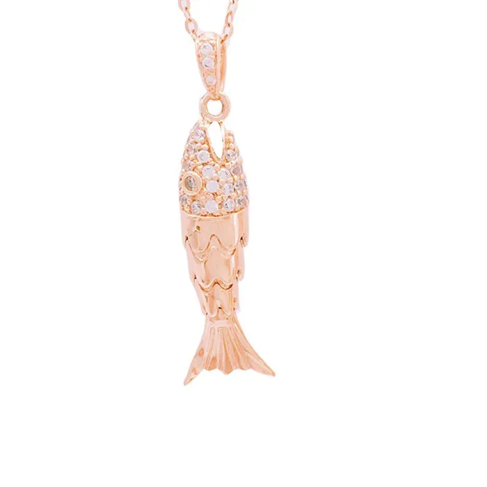 Authentic The Golden Koi Of Abundance 14K Rose Gold Plated Talisman