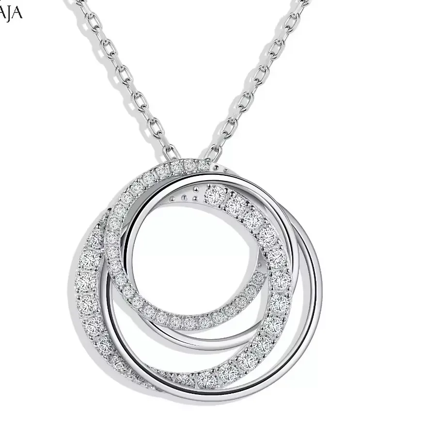 Authentic Circle of Eternity: Whispers of White Gold