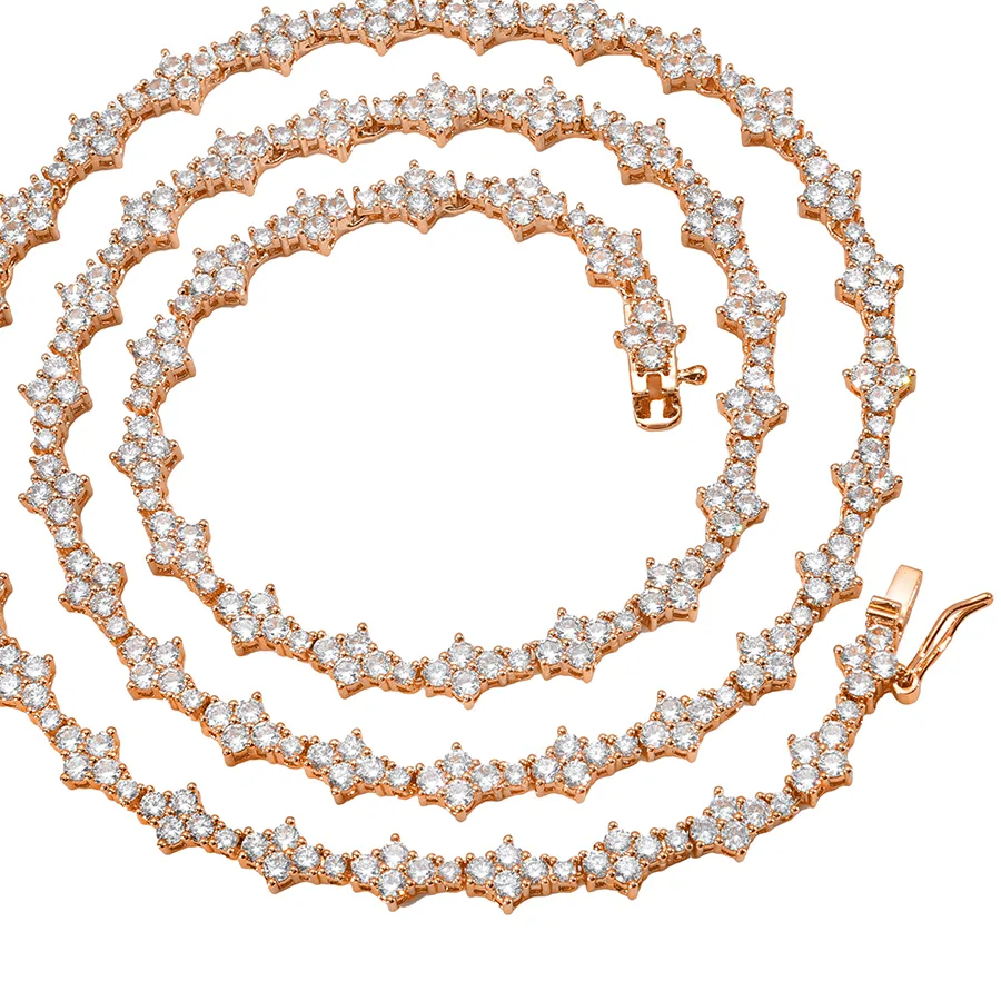 Authentic The Luminous Radiance Rose Gold Tennis Chain