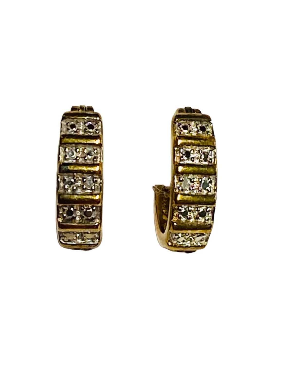 Authentic Whispers of Starlight: Marcasite Filigree U-Hoops