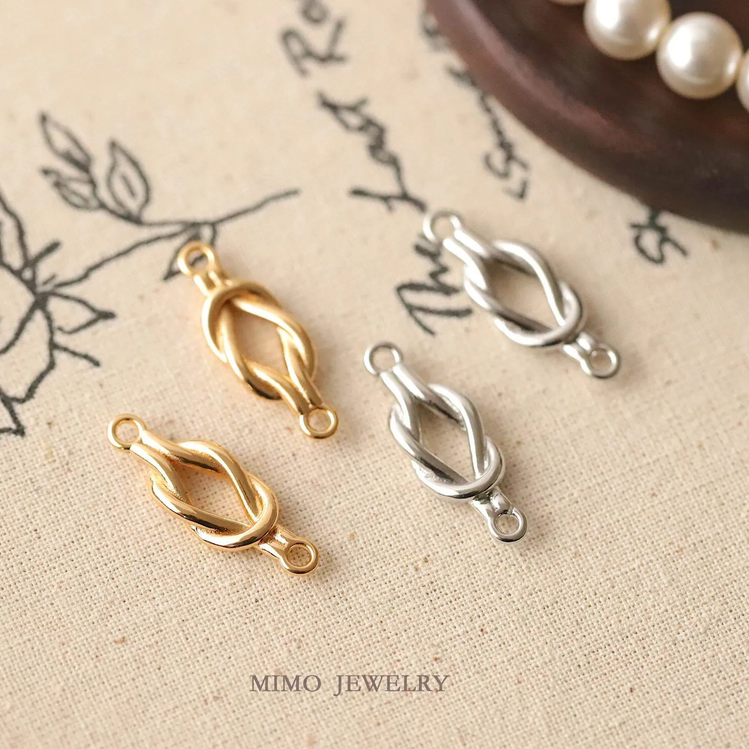 Authentic Golden Twin- Link Artisan Clasp The Sacred Binding Of Your Spiritual Adornments