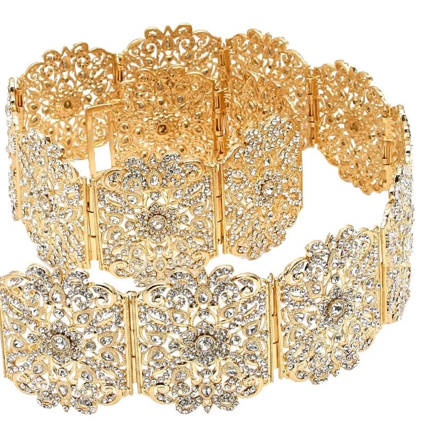 Authentic The Golden Sultana Crystal Waist Chain
