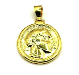Authentic The Aegis of Wisdom: Athena Gold-Plated Sacred Coin